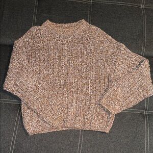 Universal Thread Marled Brown Crew Neck Sweater